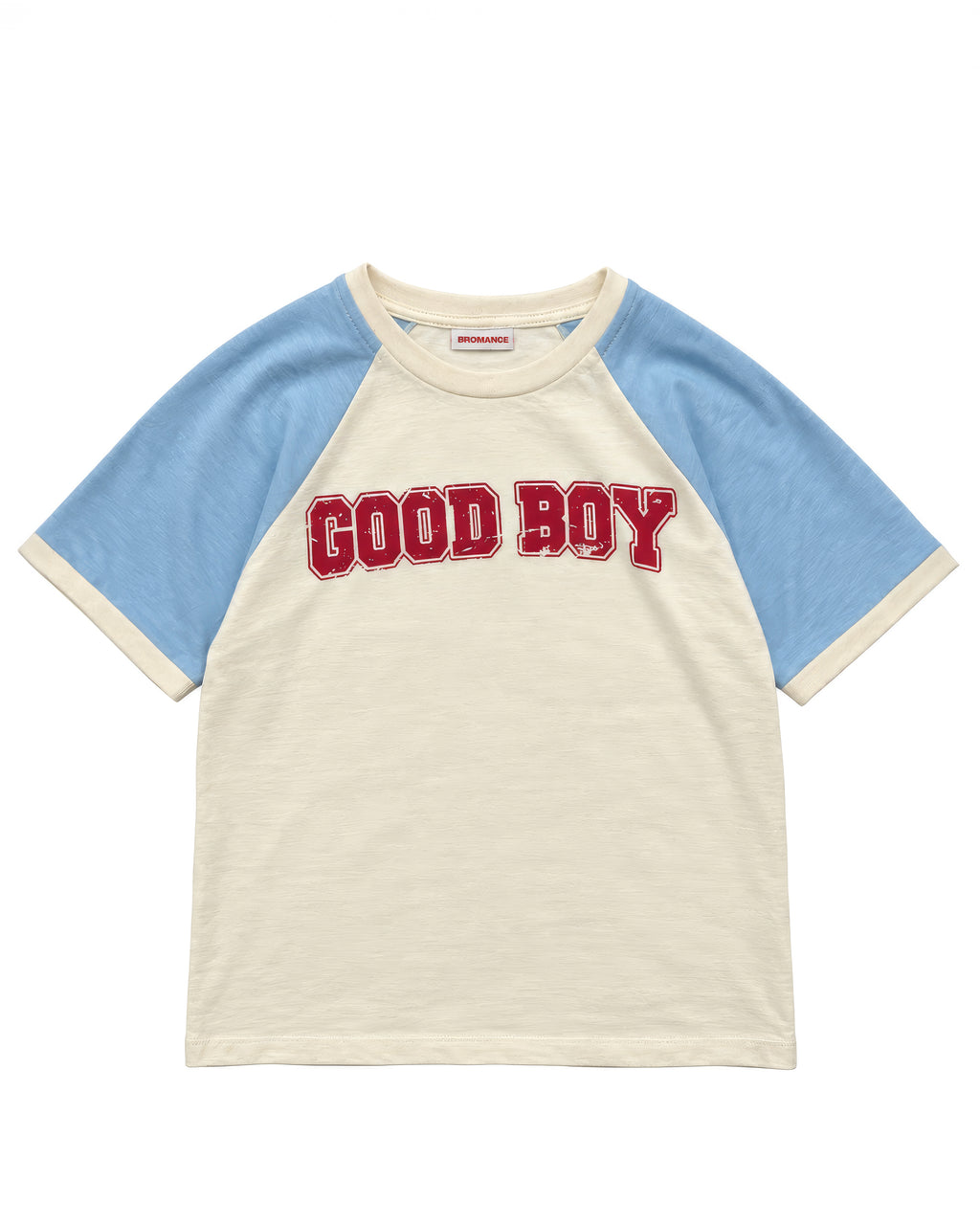 Baby tee Raglan Good Boy - Off White