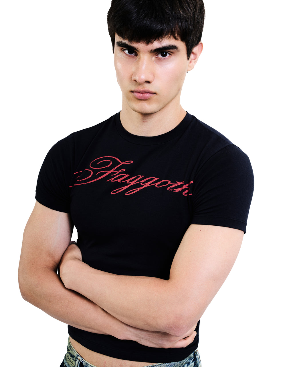 Baby Tee Faggoth - Preto