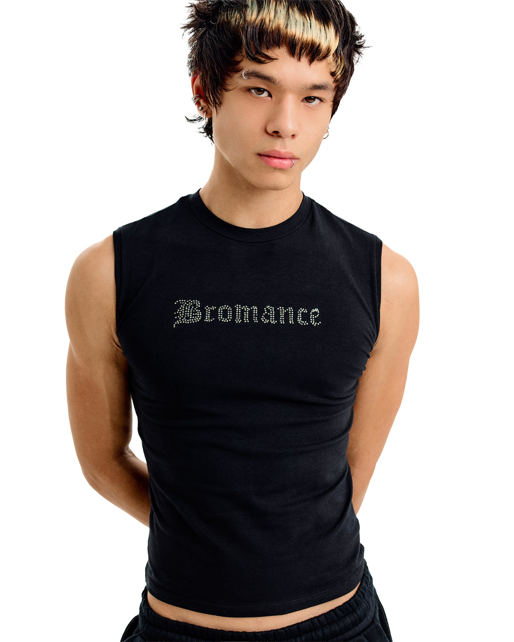 Regata Strass Logo - Preto