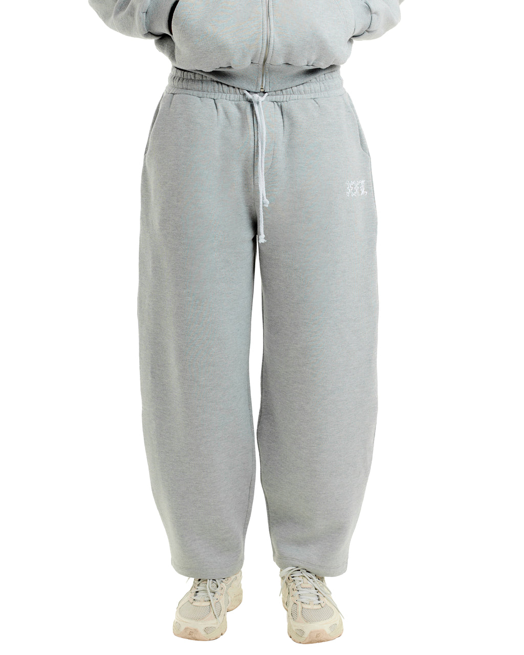 Nasty State Hoodie Set - Cinza Mescla