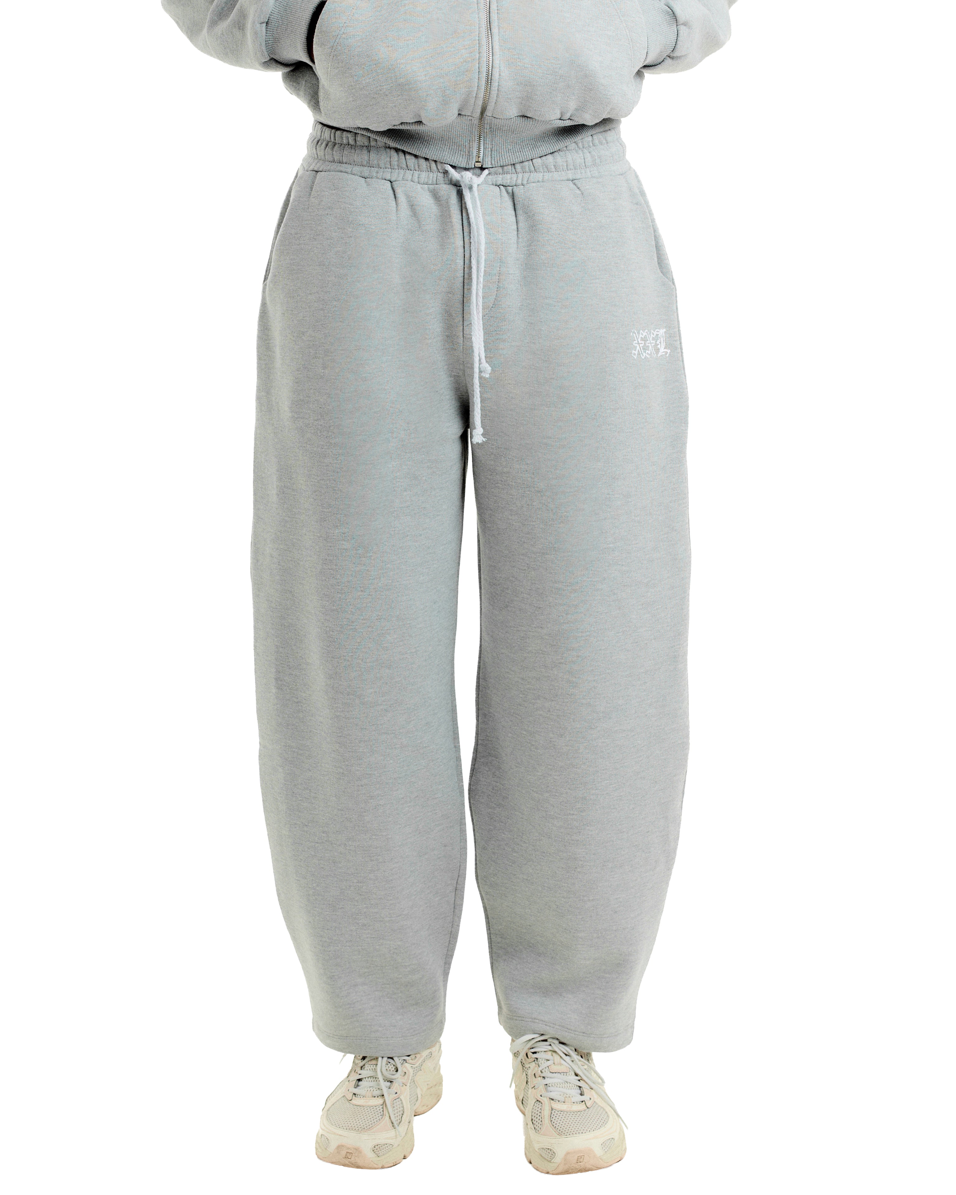 Nasty State Hoodie Set - Cinza Mescla