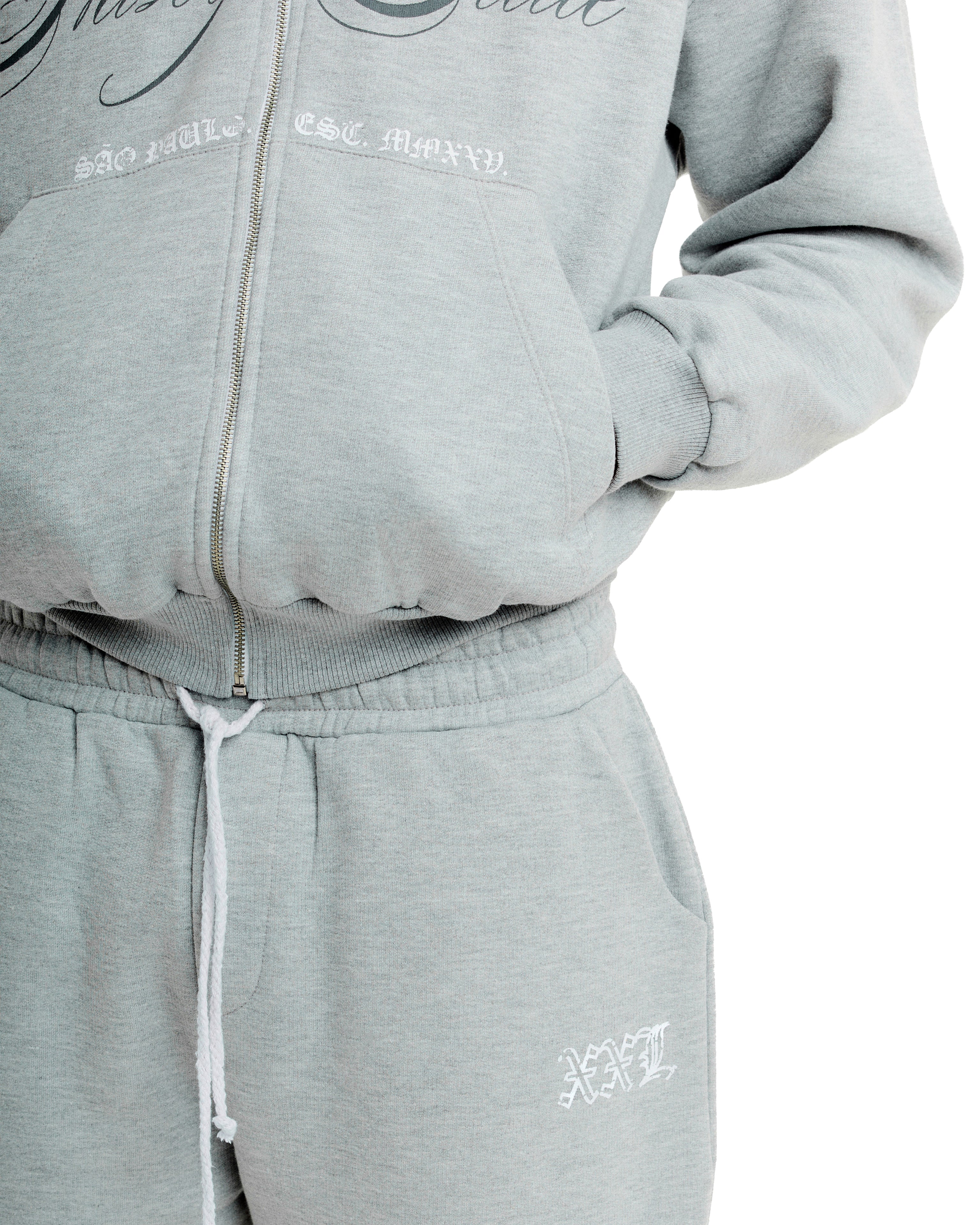 Baggy Sweatpants Nasty State - Cinza Mescla