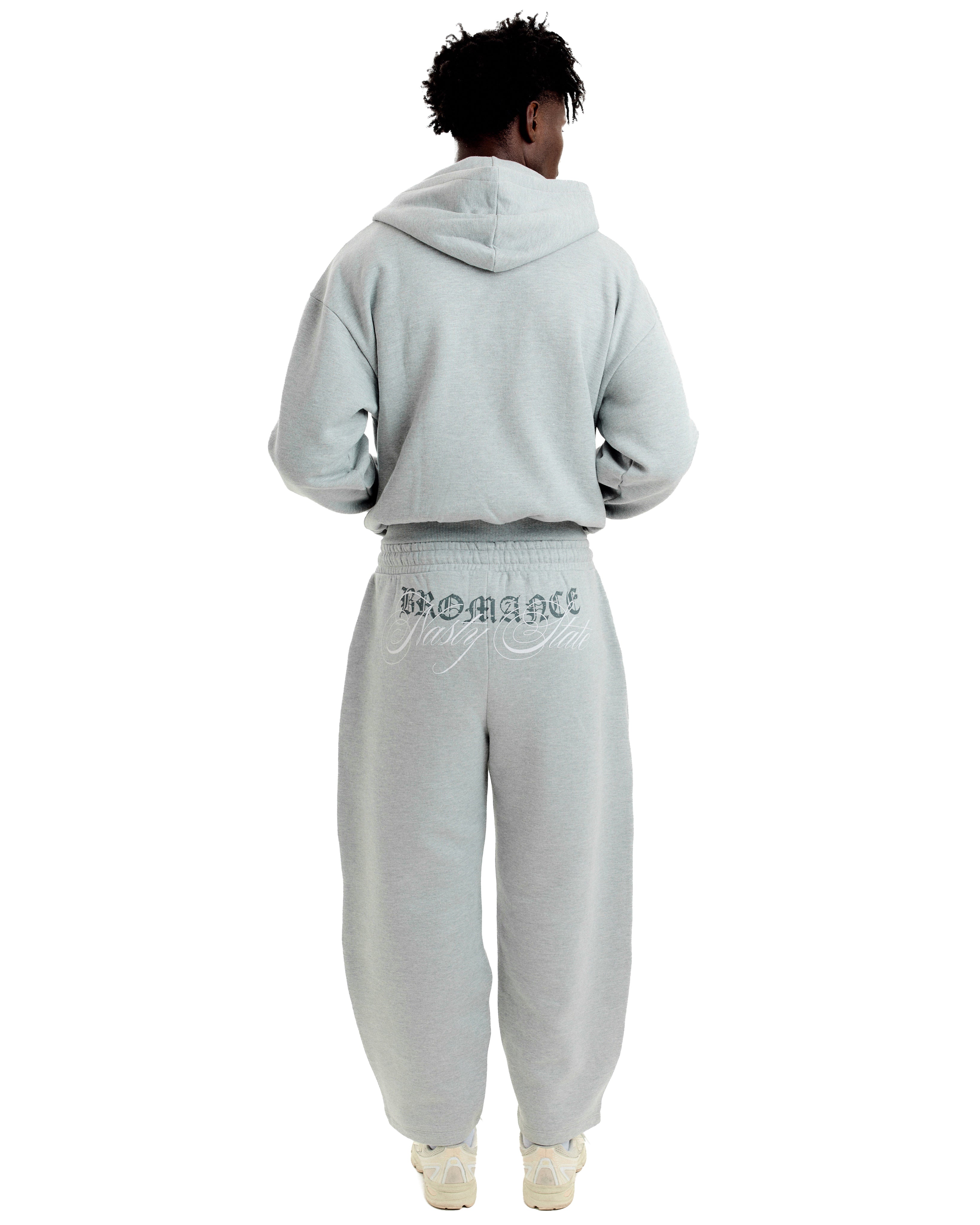 Nasty State Hoodie Set - Cinza Mescla