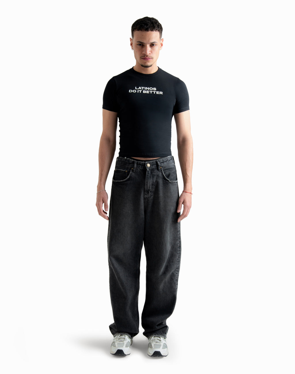 Baby Tee Latinos - Preto