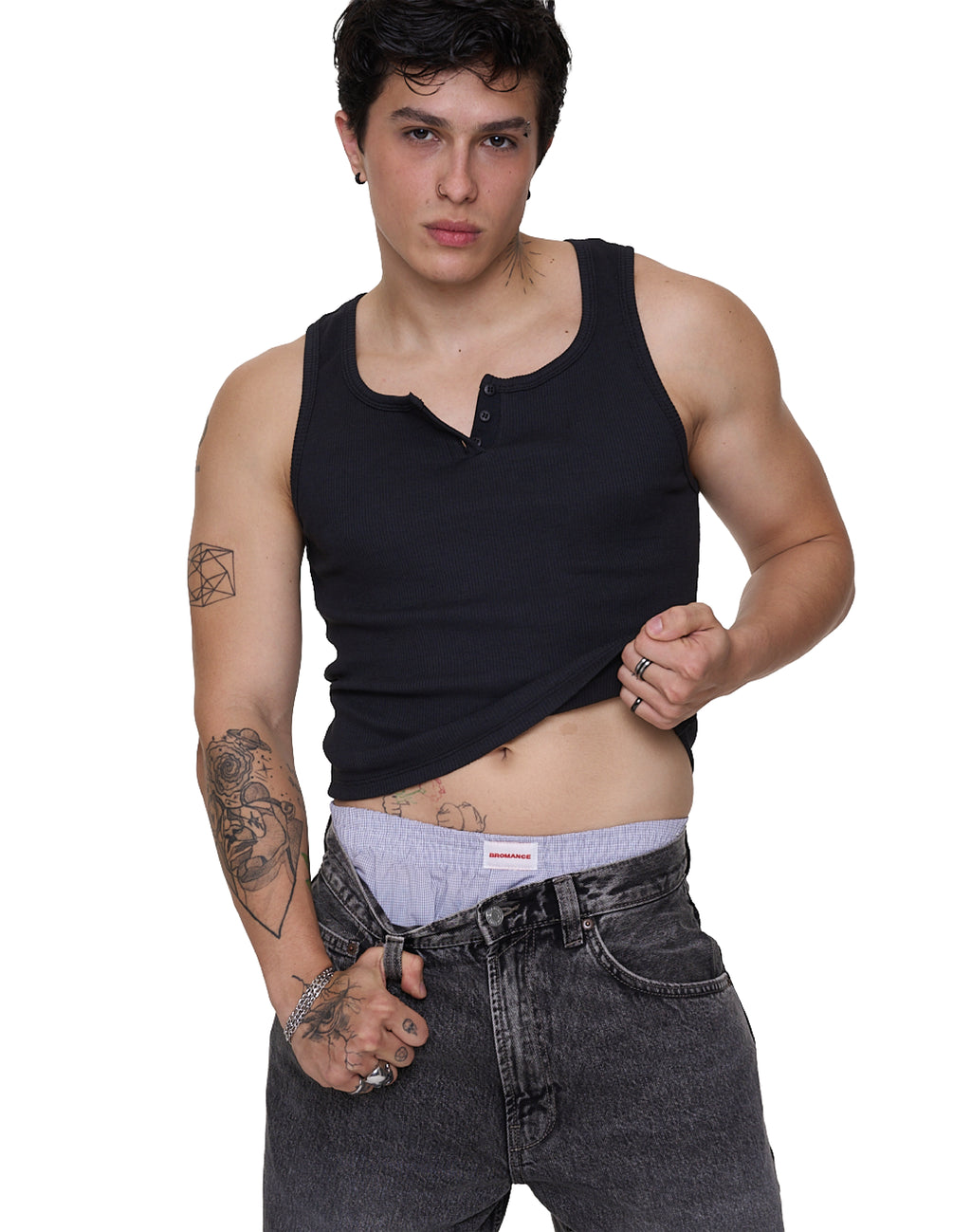 Vichy Short Boxer - Blue