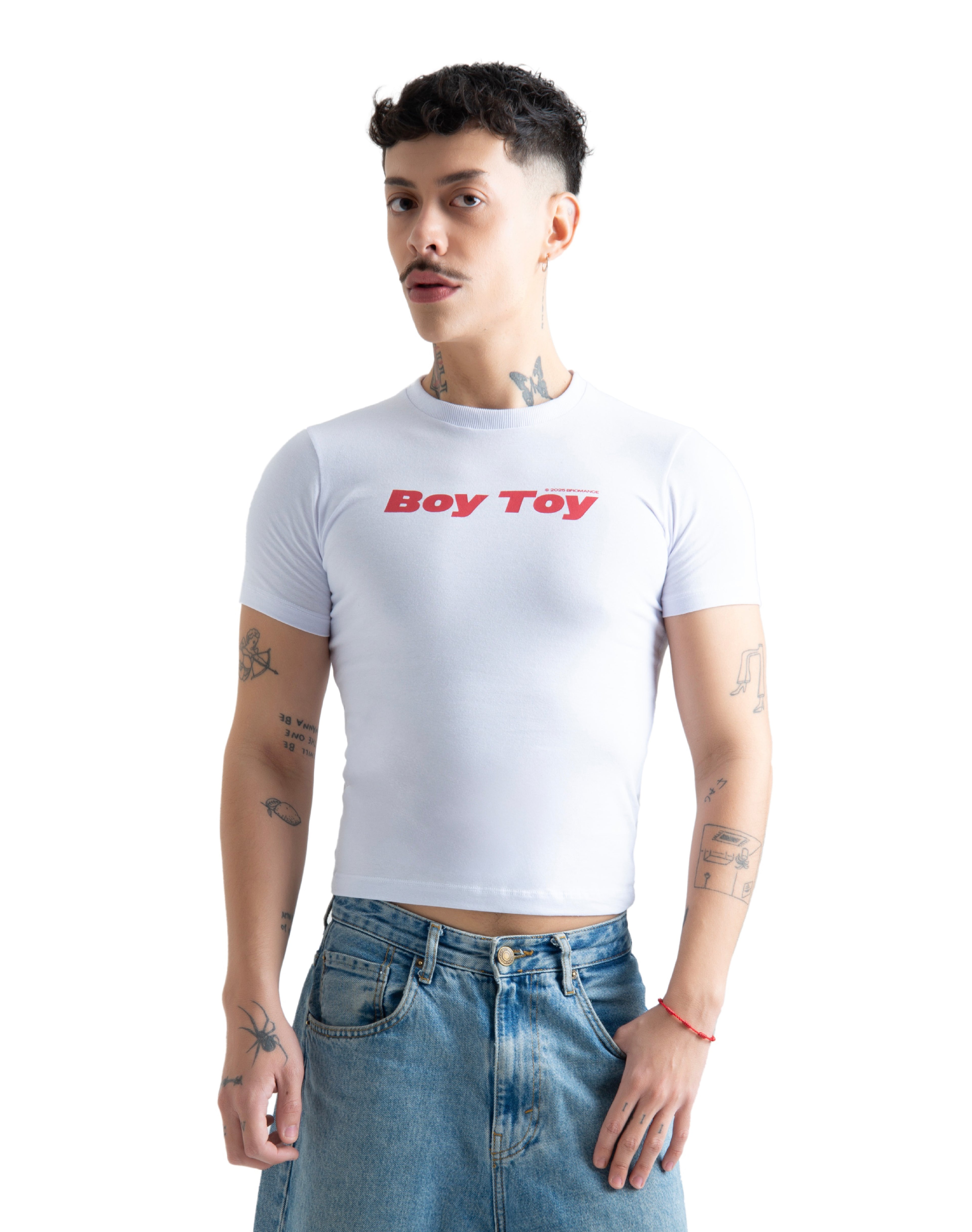 Baby Tee Boy Toy - Branco