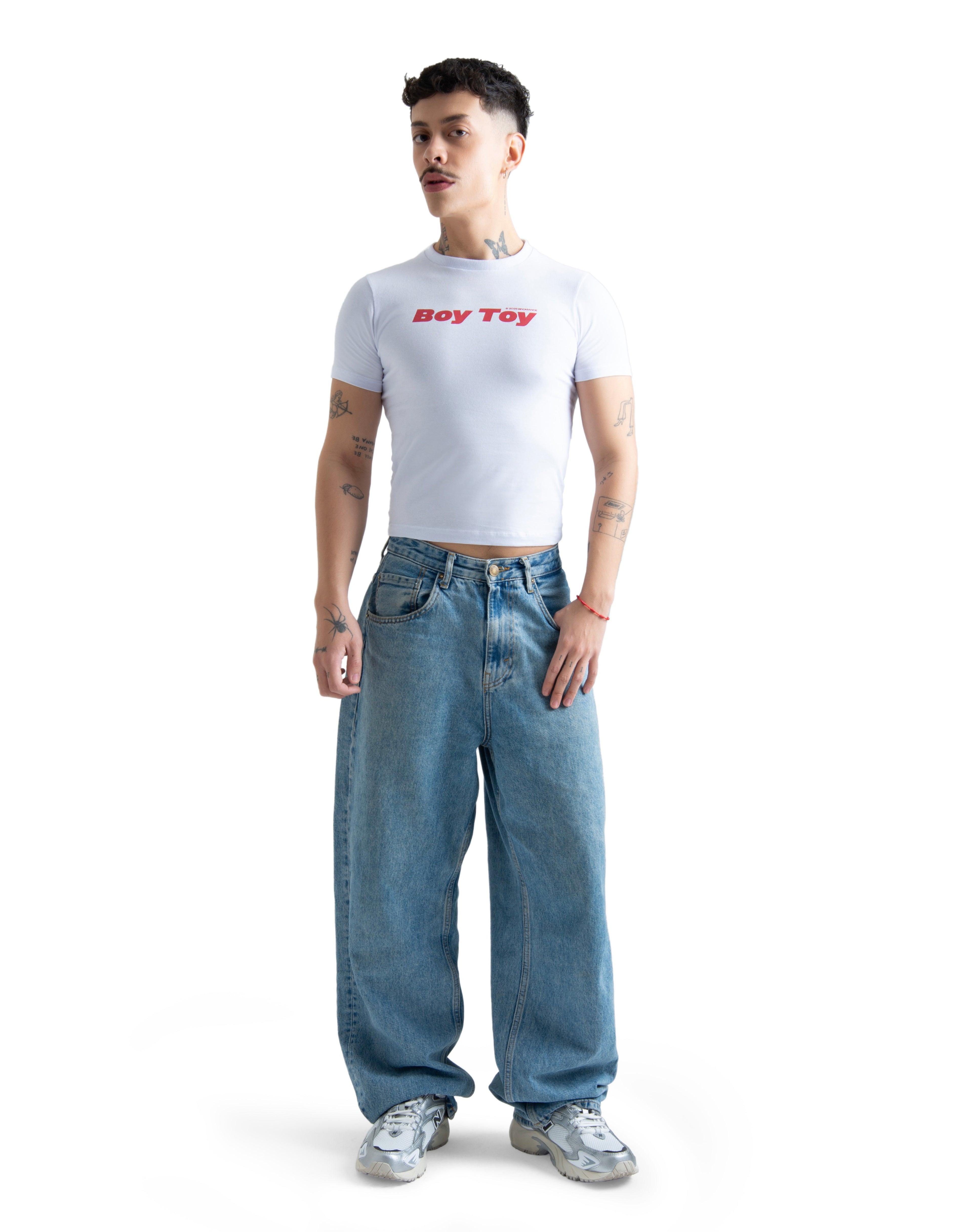 Baby Tee Boy Toy - Branco