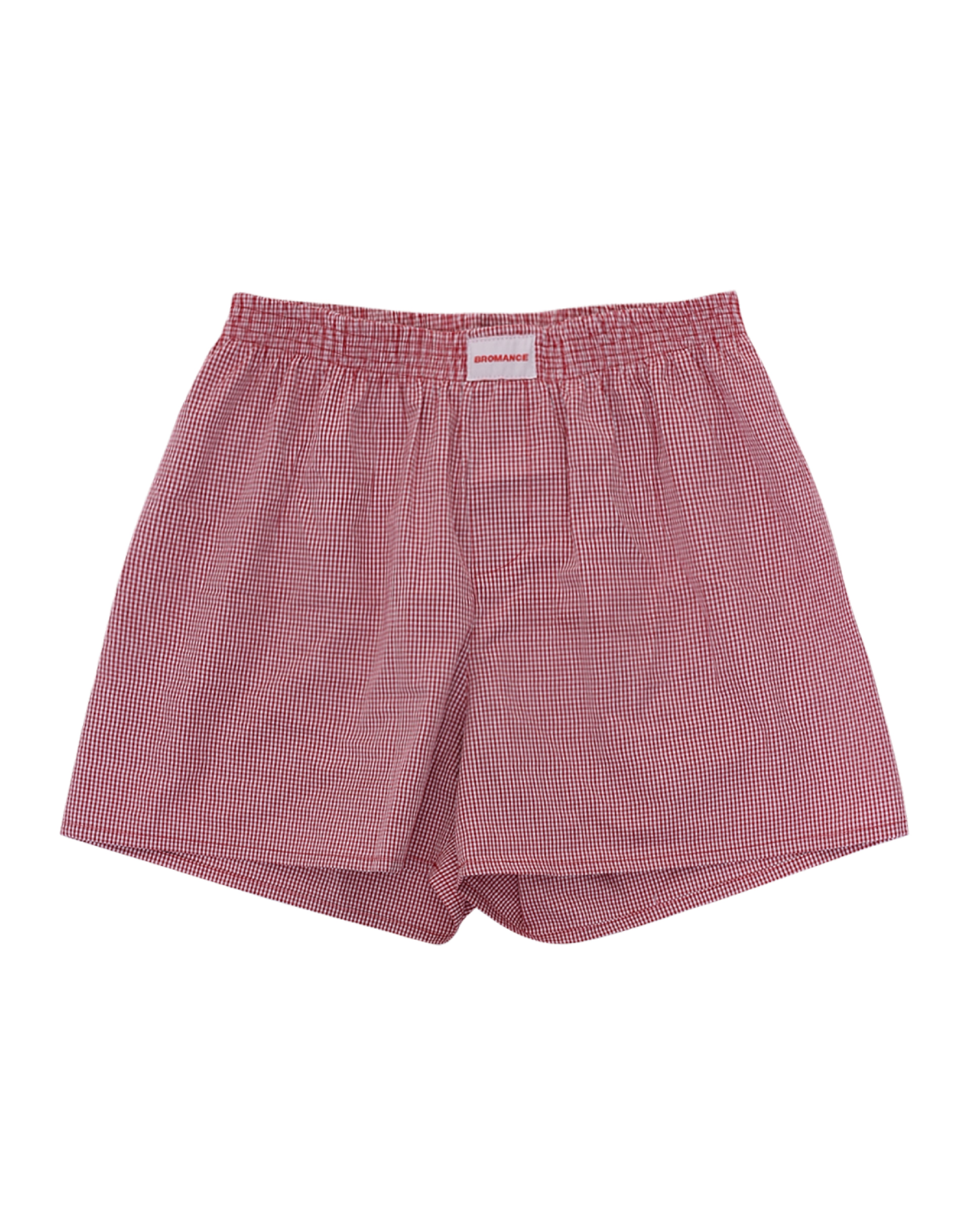 Short Boxer Vichy - Vermelho