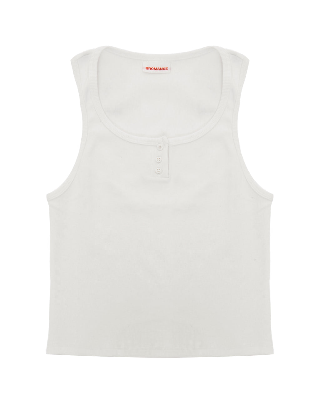 Regata - 90S Henley Rib Tank - Branco