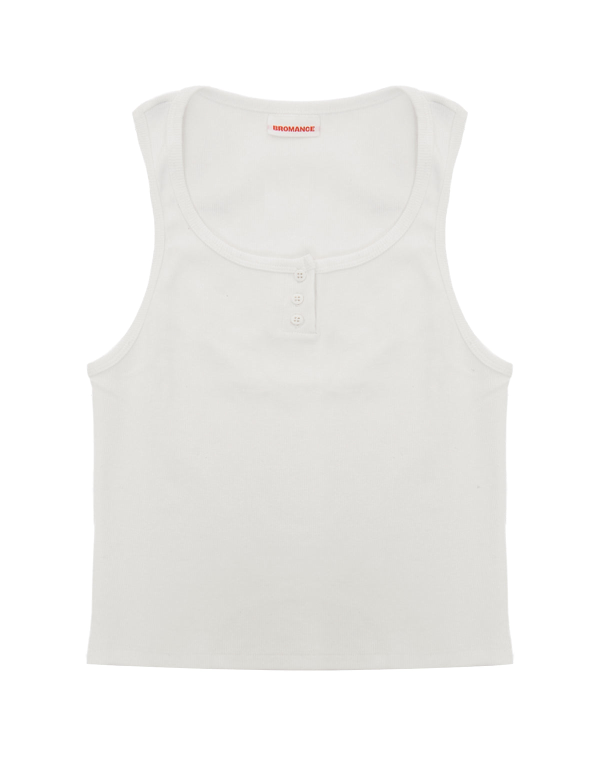 Regata - 90S Henley Rib Tank - Branco