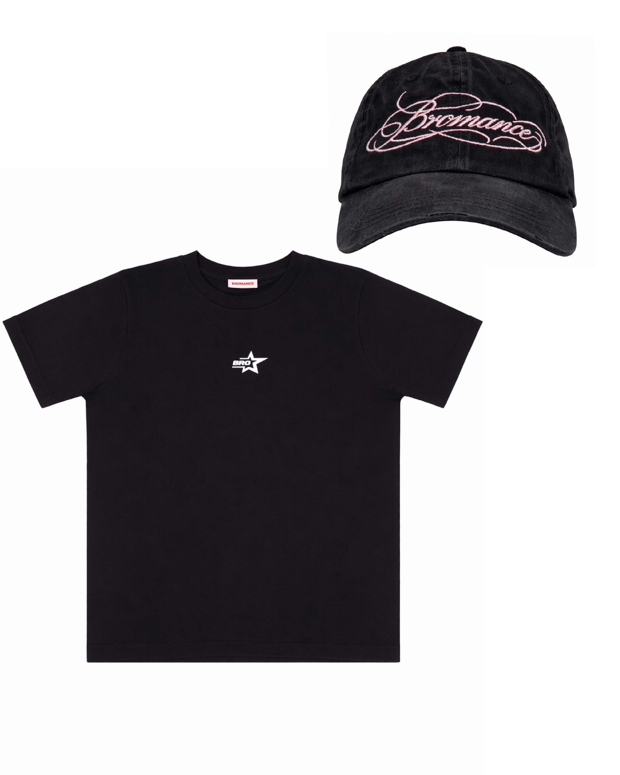 Combo Baby tee Logo star + Boné Signature [DESCONTO + FRETE GRÁTIS]