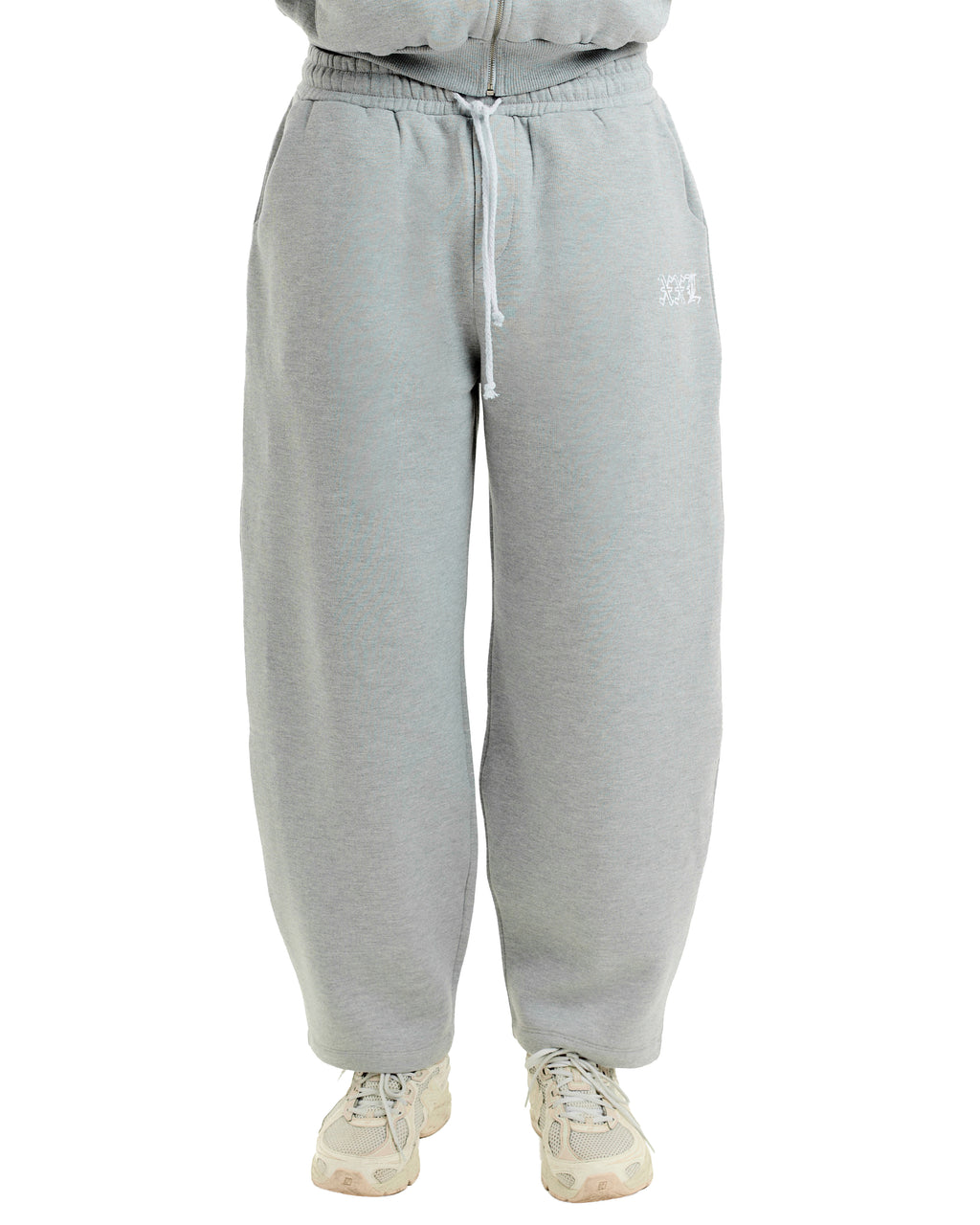 Baggy Sweatpants Nasty State - Cinza Mescla