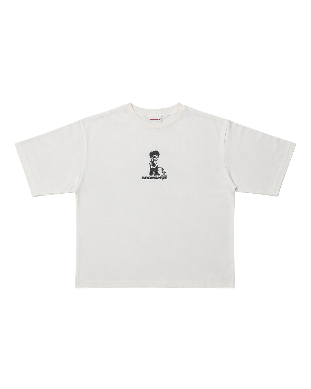 Boxy Tee Bad Bro - Off White